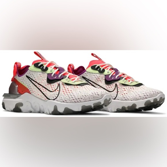 Nike Mens React Vision 'Barely Volt Pink' Sneakers